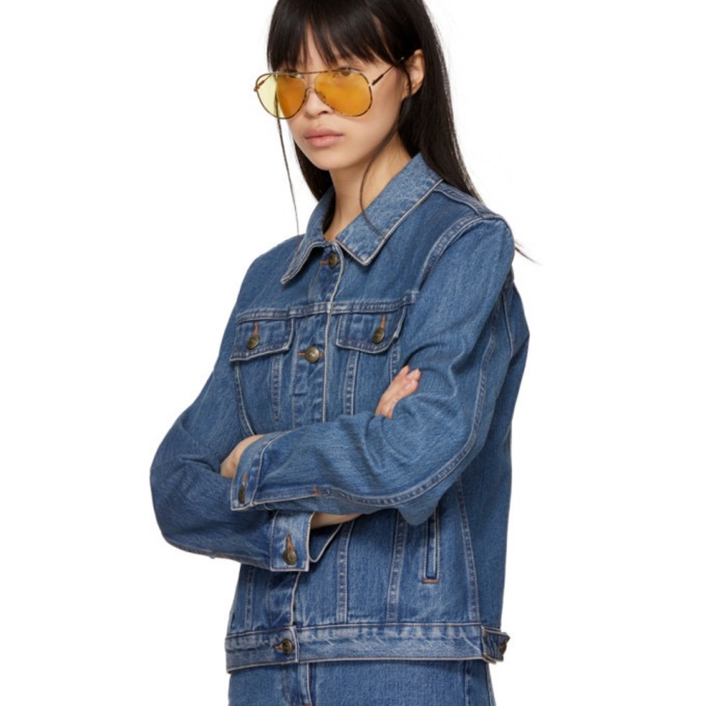 APC Denim Jacket. Classic French style, Size Small.